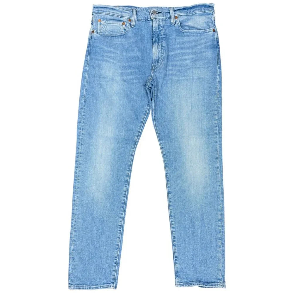 EUC Men's LEVI'S® 512 Big E‎ Premium Slim Tapered Flex Jeans | Size 36 X 30
